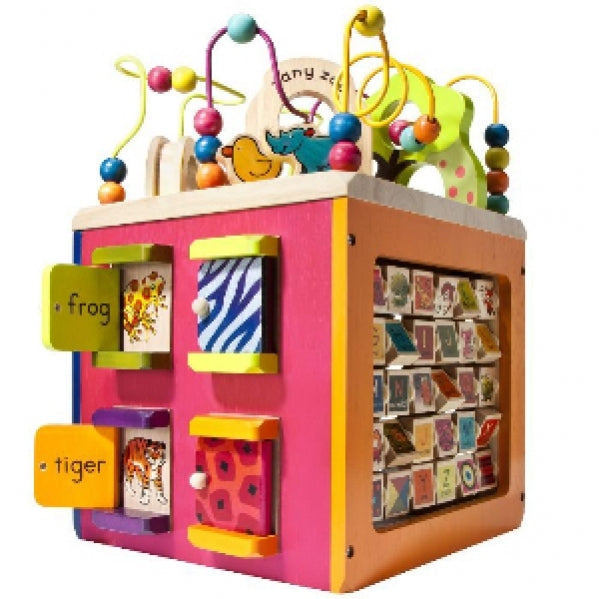Battat Wooden Activity Cube